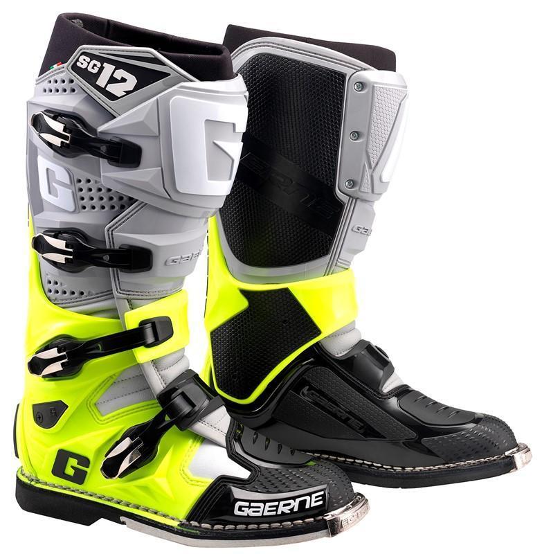 Мотоботы GAERNE SG-12 GREY/Hi-Vis YELLOW/BLACK