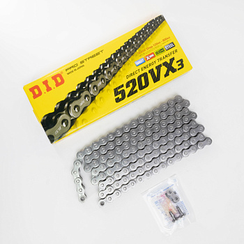 Цепь приводная DID 520VX3 X-Ring 118
